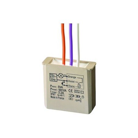 Minuterie Encastrée Filaire 500W