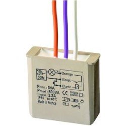 Micromodule Télérupteur Encastré Filaire 500W