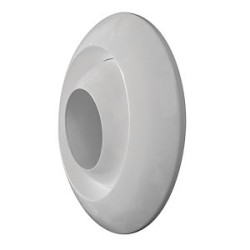 Bah 315 b - buse souffl.diffuseur alu blanc d315