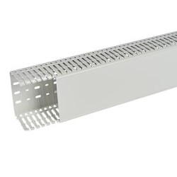 Goulotte de câblage Segma sans halogène - 1200x80mm - Fond+couvercle-Longueur 2m