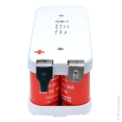 Batterie(s) Batterie Nicd 10x SC VRE 10S1P ST2 12V 1.8Ah Cosse