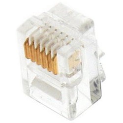 Lot de 10 connecteurs modular 6 points / 6 contacts CAT3