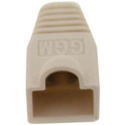 Lot de 10 manchons de protection RJ45 gris pour câble diamétre 5.6/6mm