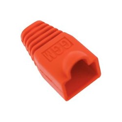 Lot de 10 manchons de protection RJ45 rouge pour câble diamétre 5.6/6mm