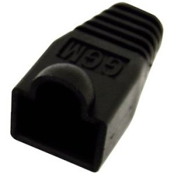 Lot de 10 manchons de protection RJ45 noir pour câble diamétre 5.6/6mm