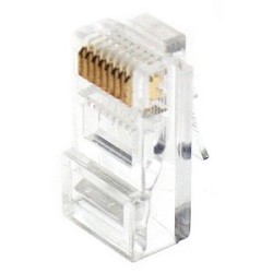 Lot de 10 connecteurs modular 8 points / 8 contacts CAT5e