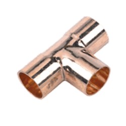 Té cuivre FFF 1/4 à braser