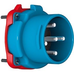 DECONTACTOR DS3 Connecteur Poly bleu Size.3 IP54 3P+N+T 50A 440V AC +2AUX