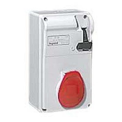 Coffret P17 IP44 avec interrupteur et prise 32A 3P+N+T - 380V~ à 415V~ 50Hz-60Hz