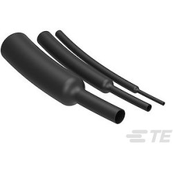 CGPT 12.7/6.4 Noire 1 mètre-Gaine thermorétractable paroi mince 12.7/6.4