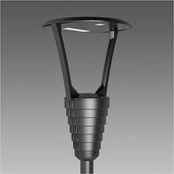 GARDA 4 3353 Led 25W 3000K anthracite piste cyclable + public routier