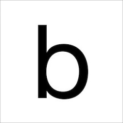 Chiffres en film plastique H 100 mm, Lettre minuscule b