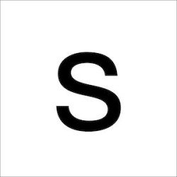 Chiffres en film plastique H 60 mm, Lettre minuscule s