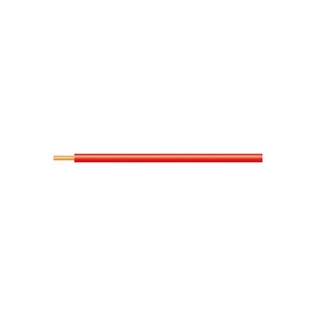 Fil rigide H07VU 1,5 mm² Rouge en couronne de 500m
