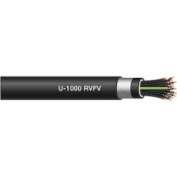 Câble rigide armé RVFV cuivre 12G1,5 mm² - à la coupe
