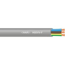 Câble souple H05VV-F cuivre 3G1,5 mm² Gris en couronne de 100m