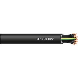 Câble rigide R2V cuivre 12G1,5 mm² en touret de 500m