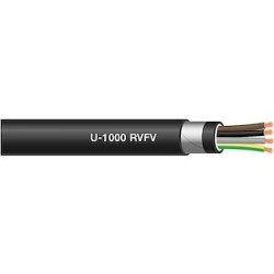Câble rigide armé RVFV cuivre 4G16 mm² - à la coupe
