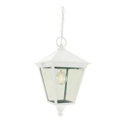 LONDON CHAINE BIG blanc 77W halogène max./E27 IP54 classe II ver. claire polyc.