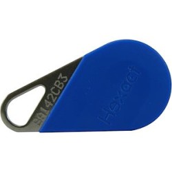 Badge de proximité bleu MIFARE 13.56 MHz toutes centrales HEXACT