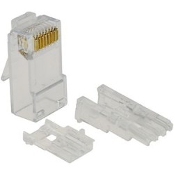 Lot de 10 connecteurs modular 8 points / 8 contacts CAT6