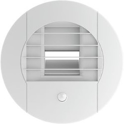 Bouche hygroréglable WC élec (230V) 5/30 m3/h manchette placo D125 mm