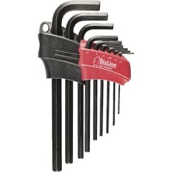 Jeu de 9 clés mâles 6 pans