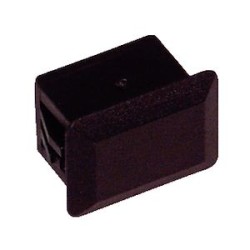 Obturateur SC simplex pour ports optiques (tiroirs, boitiers, coffrets), noir