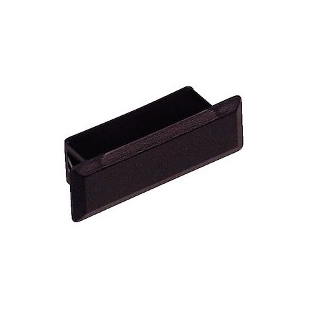 Obturateur SC duplex pour ports optiques (tiroirs, boitiers, coffrets), noir