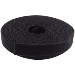 Rouleau auto-agrippant longueur 5 m x largeur 20 mm noir