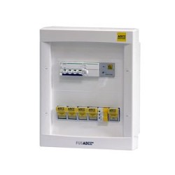 Coffret parafoudre FUSADEE 4P 45kW R15/22 avec déconnecteur, contrôleur et alame