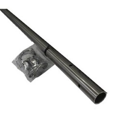 Mât rallonge inox 1er élément 3m diamètre 33,7mm épaisseur 2,6mm