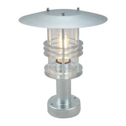 STOCKHOLM galvanisé 46W halogène max./E27 IP54 classe II verrerie claire polyc.