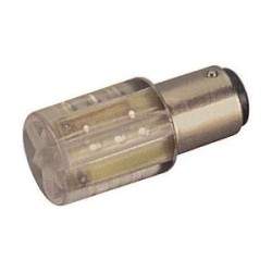 BA15D 20x46 24VAC/DC LED ROUGE