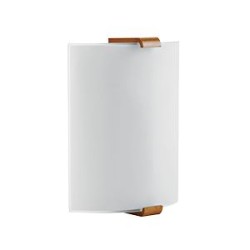 AURA - Applique Mur E27 60W max., verre opale, Lpe non incl.