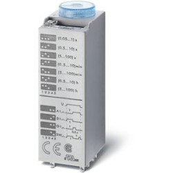 Tempo embrochable 4 fonctions 4RT 7A 24V AC/DC, de 0,05s à 100h
