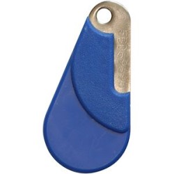 Cle de proximite hexact bleue compatible vigik -badge mifaire-lecture / ecriture