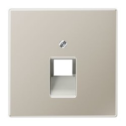 Enjoliveur pour simple prise IAE/UAE / LS 990 Métal Inox