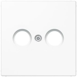 Enjoliveur pour prise TV-FM / LS 990 Blanc