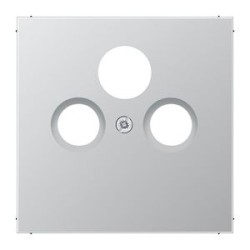 Enjoliveur pour prise TV-FM-SAT / LS 990 Aluminium