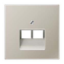 Enjoliveur pour double prise IAE/UAE / LS 990 Métal Inox