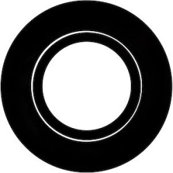 Collerette LED'UP UNIVERSAL ronde noir mat orientable