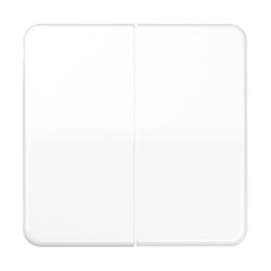 Enjoliveur double touche / CD 500 IP44 Blanc