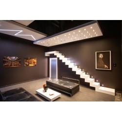 Collerette LED'UP UNIVERSAL ronde noir mat orientable