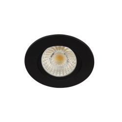 Collerette LED'UP UNIVERSAL ronde noir mat orientable