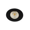 Collerette LED'UP UNIVERSAL ronde noir mat orientable