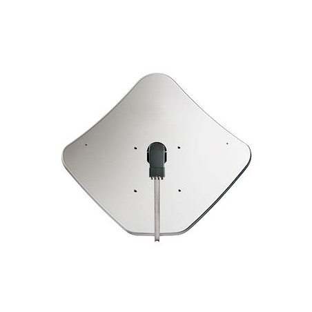 Parabole 85 cm alu, blanc