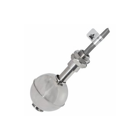 Détecteur de niveau magnétique D53 inox-Câble en silicone 0,5m- sortie NO ou NF