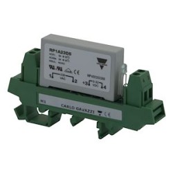 Relais statique circuit imprime com. zero de tension 230V 6A cc rail DIN