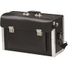 Valise à outils cuir noir